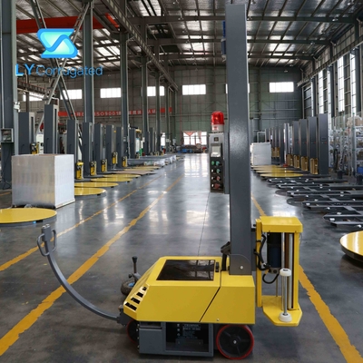 100KG Walking Wrapping Carton Packing Machine Shrink Stretch Film 2100mm High
