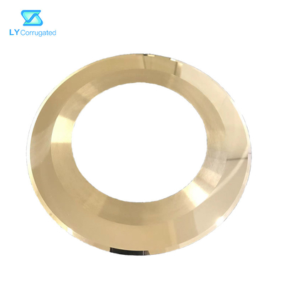Golden Coated 230X135X1.1 Circular Tungsten Blade Round Knife For Fosber Corrugator