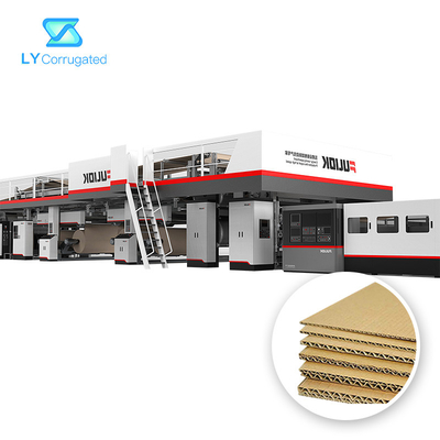High Speed 2/3/5/7/9 Ply Corrugated Cardboard Production Line